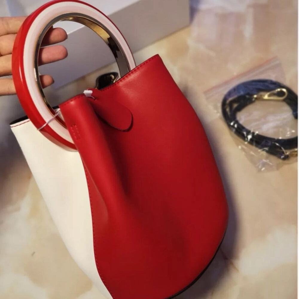 Real Leather Pannier Ring Bag